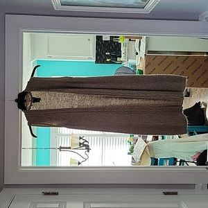 Open-front sleeveless cardigan - size M